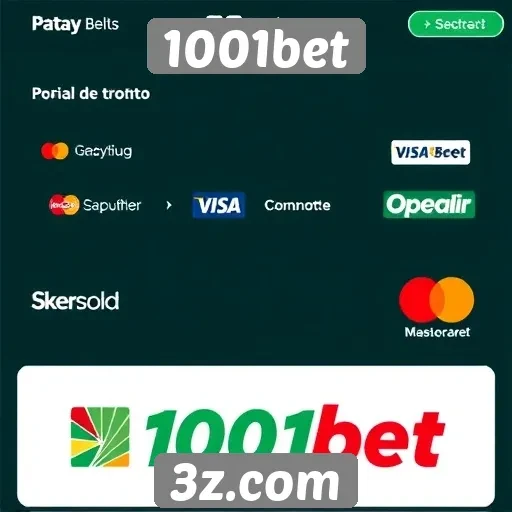 Métodos de pagamento disponíveis na 1001bet